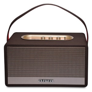 Altavoz Bluetooth Aiwa Retro Heritage 80W con duración de la batería de hasta 14 horas Gold MIX180/GD