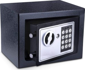 POWERTECH Χρηματοκιβώτιο ασφαλείας SB-17E, 3-8 ψηφίων, 17x23x17cm