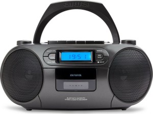 AIWA PORTATIL CD/MP3/USB/CINTA/BT CON RADIO FM PLL NEGRO - BBTC-550BK