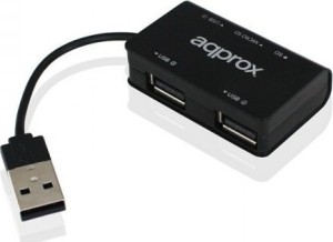 APPROX HT8B HUB 3 Port USB 2.0 και Card Reader SD/Micro SD