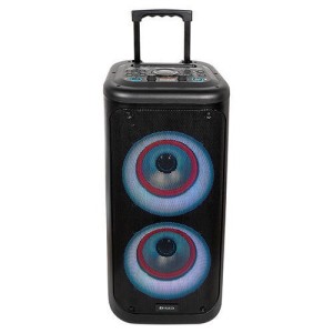 Aiwa-Lautsprecher mit Karaoke-Hyperbass-Funktion in schwarzer Farbe KBTUS-450