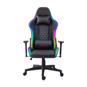 XTRIKE-ME GC907 SCHWARZER GAMING-STUHL MIT LED-BELEUCHTUNG