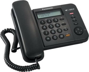 Panasonic KX-TS560 Ενσύρματο Τηλέφωνο Γραφείου Μαύρο KX-TS560EX2B