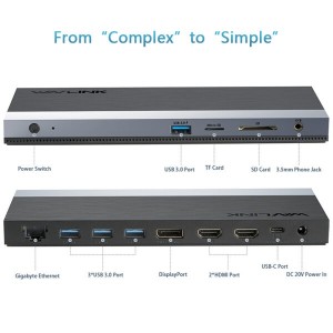 WAVLINK USB-C GEN2 4K UNIVERSAL DOCKING STATION WITH PD 100W WL-UMD05PRO