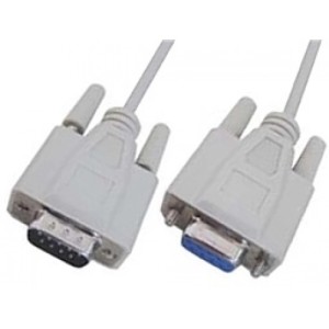 ΚΑΛΩΔΙΟ ΓΚΡΙ  Η/Υ ΣΕΙΡΙΑΚΟ DB9M/DB9F PIN/PIN 1.8m BAG FEV