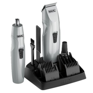 Wahl (5606-308) Mustache & Beard Combo Battery Trimmer & Ear Nose Trimmer Set