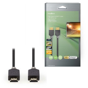 NEDIS CVBW34000AT50 Καλώδιο Premium High Speed HDMI with Ethernet, HDMI αρσ. - HDMI αρσ. 5.00m.