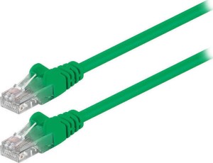 Goobay U/UTP Cat.5e (Gigabit) Καλώδιο Δικτύου Ethernet 0.25m Πράσινο