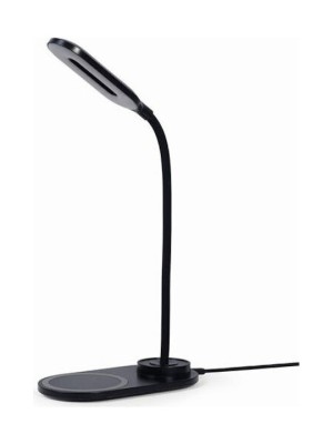 Gembird LED-Schreibtischlampe TA-WPC10-LED-01 mit kabellosem Laden 10W - Schwarz