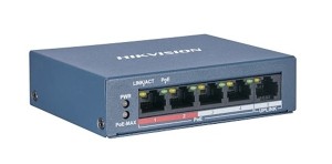 HIKVISION DS-3E0105P-E/M(B) PoE Switch με 4 θύρες PoE και 1 θύρα Uplink