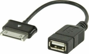 VALUELINE VLMP 39205 B0.20 Μετατροπέας Samsung 30-pin male σε USB-A female