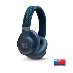 JBL Live 650BTNC Kabelloses Headset Blau