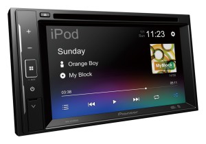 Pioneer AVH-A240BT 2-DIN-Multimedia-Monitor mit 6.2-Bildschirm, Bluetooth / CD / DVD & USB