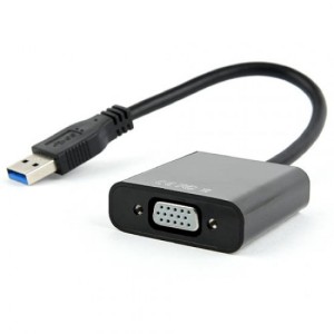 Cablexpert USB-A Stecker auf VGA Buchse Konverter (AB-U3M-VGAF-01)