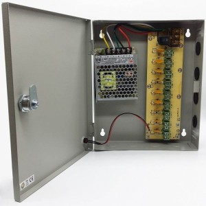 SN1204-9 ΚΕΝΤΡΙΚΟ ΤΡΟΦΟΔΟΤΙΚΟ MEANWELL 9 ΚΑΝΑΛΙΩΝ 12V 4.2A