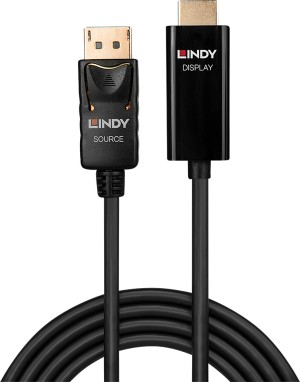 LINDY 40916 Cable de puerto de pantalla M / Hdmi M 2M 4K @ 60Hz