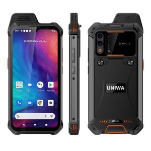 UNIWA Smartphone W888, 6.3, 4/64GB, 2W Lautsprecher, Atex Zone 2, IP68, schwarz