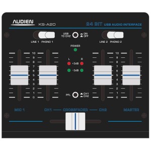 KS-A20 MIXER DJ A 3 CANALI CON PFL E USB