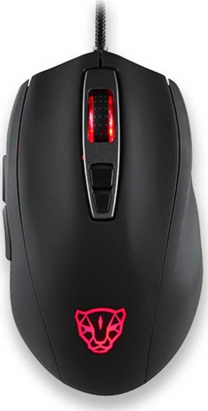 Mouse da gioco Motospeed V60 RGB nero (MOTV60BK)