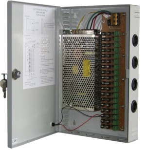 PSU-2281 Τροφοδοτικό CCTV 12V 10A για 18 Κάμερες Ασφαλείας