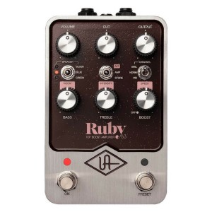 Amplificador de refuerzo superior Universal Audio UAFX Ruby 63