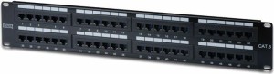 Digitus DN-91648U Patch Panel Cat 6 UTPμε 48 Ports Μαύρο