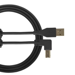 U95004BL ULTIMATE AUDIO CABLE USB BLACK ANGLED 1M