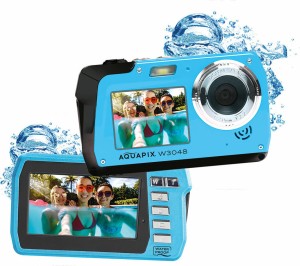 Fotocamera impermeabile 4k Aquapix W-3048 Iceblue Edge