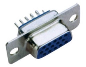 D-SUB CONNECTOR FEMALE 104-HD-15S 3 SERIES CFL