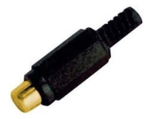 Ultimax, RJ228G, RCA Female Plastic Gold Plated ID5mm² Black