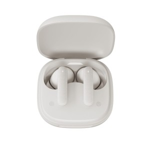 QCY Crossky C10 White Open Ear TPU Earclip, IPX5 Call Noise Reduction BT 5.4 Earbuds 30h