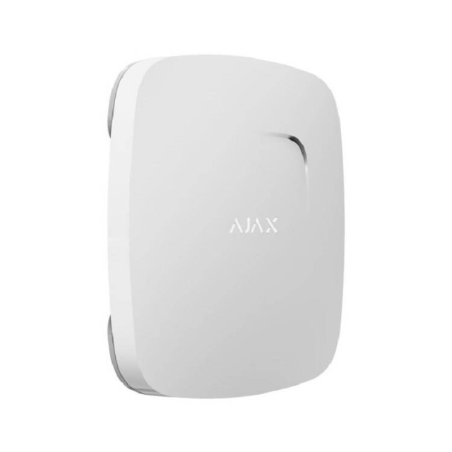 Rilevatore di fumo bianco Ajax Fire Protect Plus con sensori di temperatura e CO