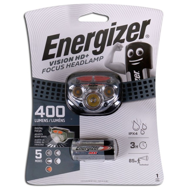 ENERGIZER VISION HD Y FOCUS LEADLIGHT 400lm