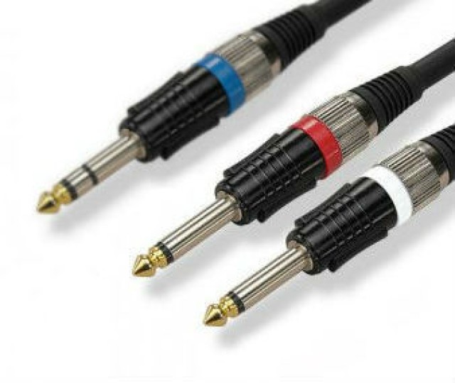 EDC, 2-0390 / 1.5M, 1xJack Stereo Cable in 2xJack Mono
