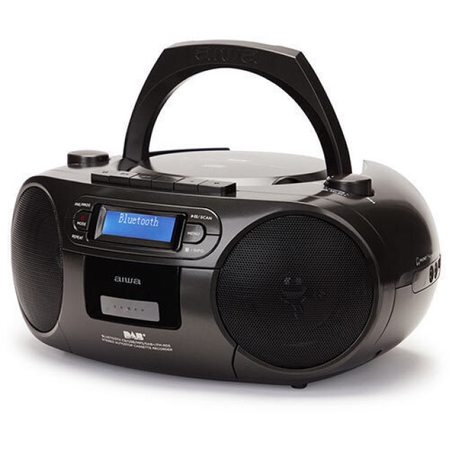 AIWA TRAGBARE CD/MP3-PLAYER MIT DAB+ SCHWARZ BBTC-660DAB/BK