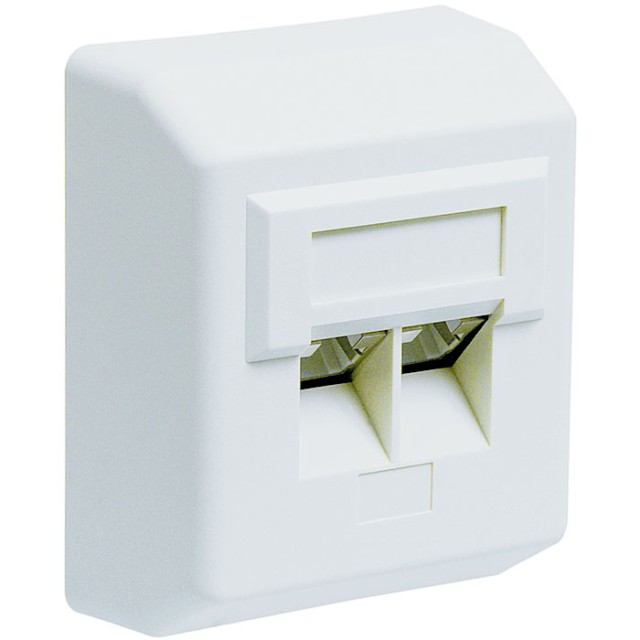 GOOBAY 50971 CAT 5e DAP WHITE SURFACE MOUNT