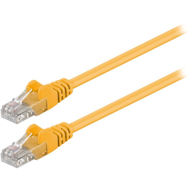 68336 CAT 5e U / UTP PATCH CABLE 0.5m YELLOW