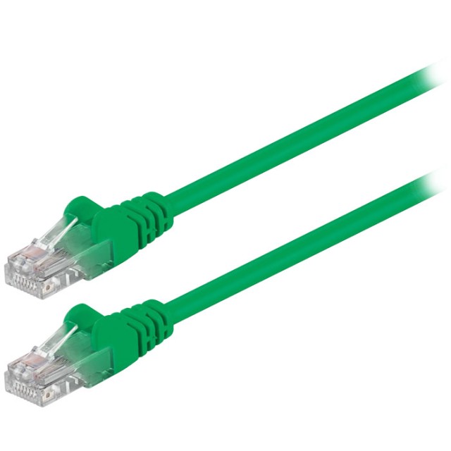 68343 CAT 5e U / UTP PATCH CABLE 1m VERDE