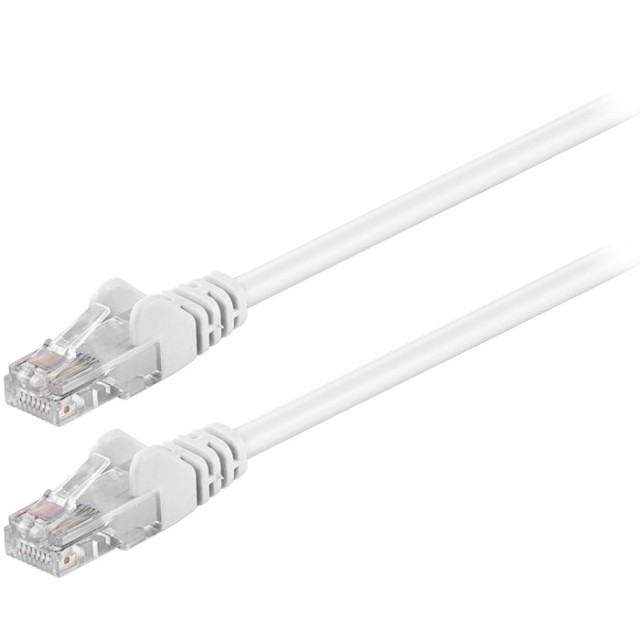 68500 CAT 5e U/UTP PATCH CABLE 0.5m WHITE