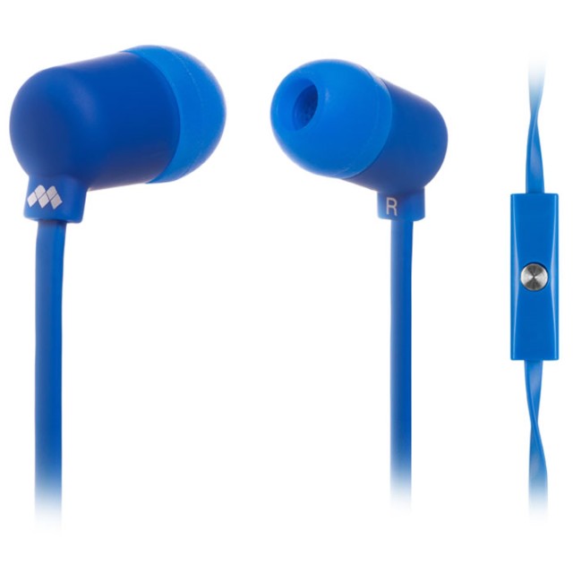 AURICULARES ESTÉREO INTERNOS MELICONI MYSOUND SPEAK AZUL FLUO (CON MICRÓFONO)