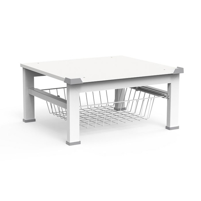 MELICONI BASE SPACE BASKET Βάση για πλυντήριο ή στεγνωτήριο ρούχων, με συρτάρι αποθήκευσης 32lt.