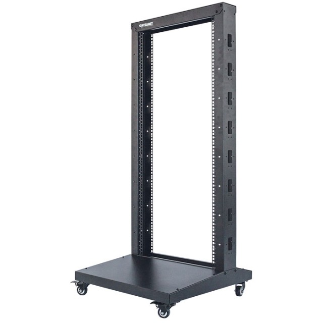 INTELLINET INT 714228 FLATPACK 19 26U (1295x600x603) 2-Post OPEN FRAME RACK BLACK