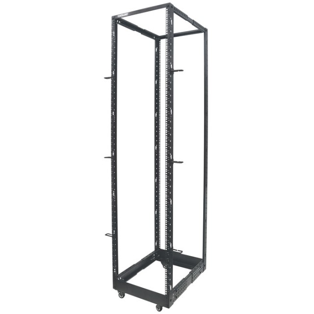 INTELLINET INT 714259 FLATPACK 19 45U (2140x514.5x1023) 4-Post OPEN FRAME RACK BLACK