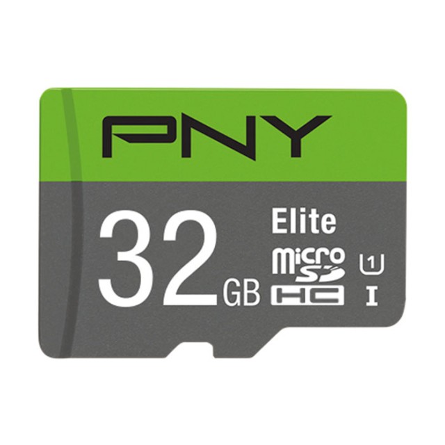 PNY P-SDU32GU185GW-GE32GB MICRO-SD HC CLASS 10 / UHS-I U1 + SD ADAPTER