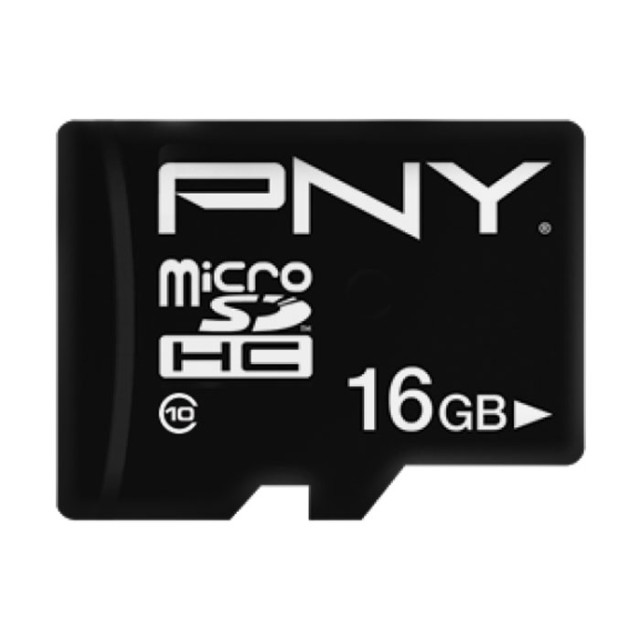 PNY P-SDU16G10PPL-GE 16GB MICRO-SD HC CLASS 10 / UHS-I U1 + SD ADAPTER