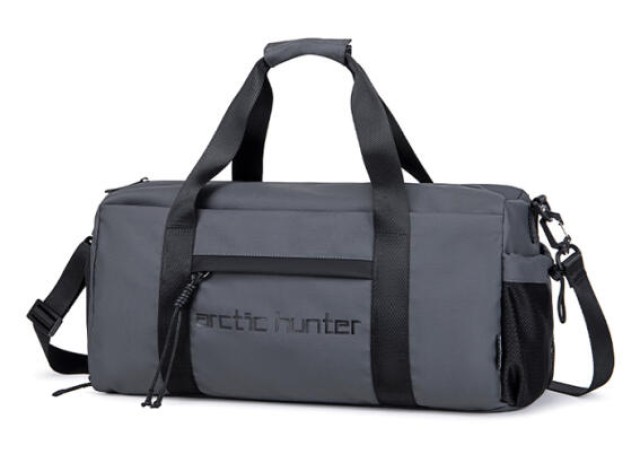 ARCTIC HUNTER τσάντα ταξιδίου LX00537 με θήκη παπουτσιών, 25L, γκρι