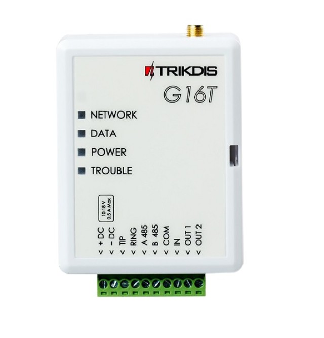 Trikdis G16T 3G GSM/GPRS Module Επικοινωνίας για όλα τα Κέντρα Συναγερμού CID