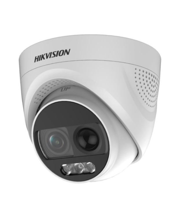 Hikvision DS-2CE72DFT-PIRXOF28 ColorVu (Color Image Day - Night) HDTVI 1080P Camera Lens 2.8