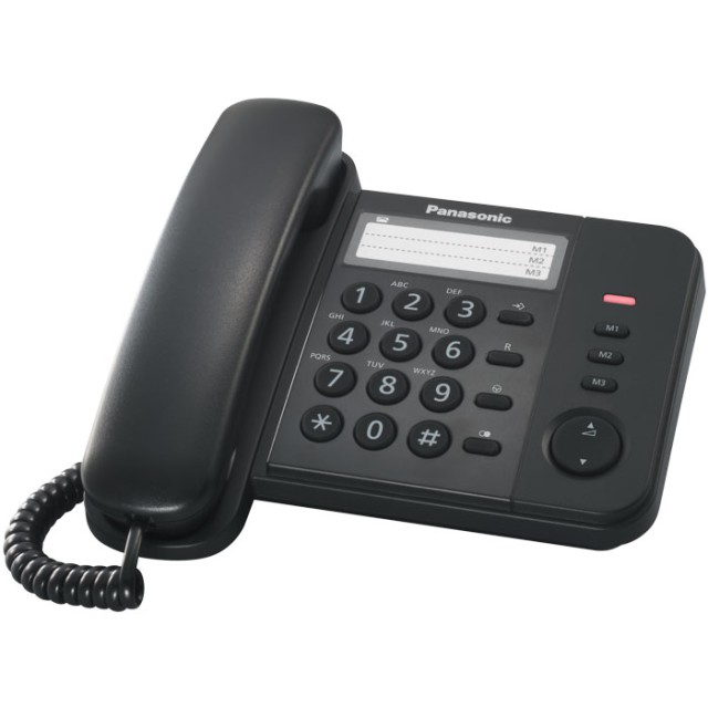 TELEFONO WIRELESS PANASONIC KX-TS 520EX2B NERO