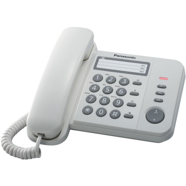 TELEFONO WIRELESS PANASONIC KX-TS 520EX2W BIANCO